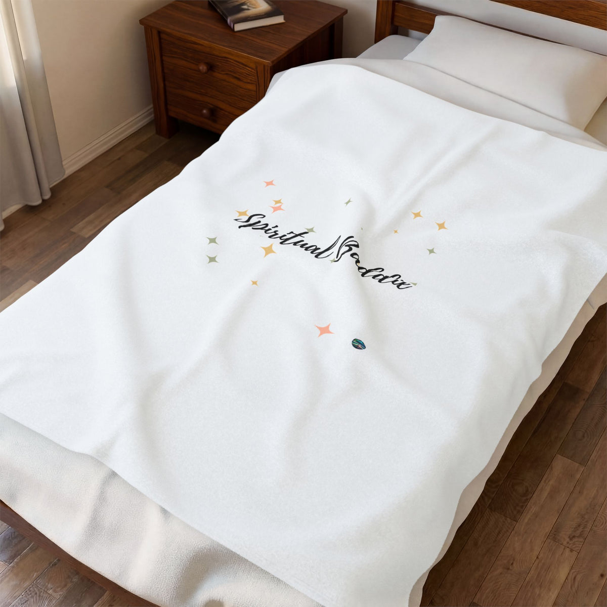 Velveteen Plush Blanket for the Spiritual Baddie