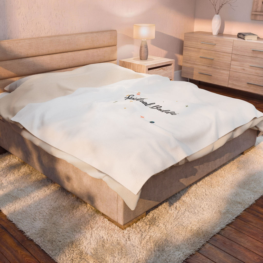 Velveteen Plush Blanket for the Spiritual Baddie
