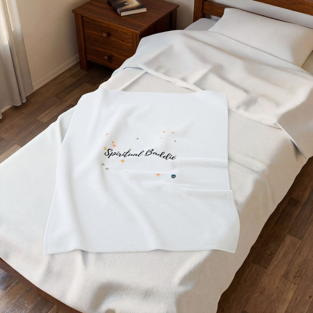 Velveteen Plush Blanket for the Spiritual Baddie